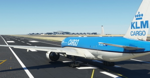 KLM Cargo "2014 livery" CaptainSim 777-200F thumbnail 6