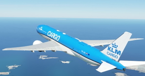 KLM Cargo "2014 livery" CaptainSim 777-200F thumbnail 10
