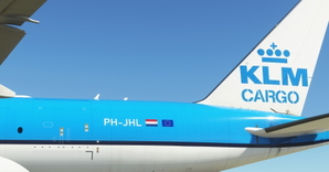 KLM Cargo "2014 livery" CaptainSim 777-200F thumbnail 5