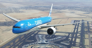 KLM Cargo "2014 livery" CaptainSim 777-200F thumbnail 8