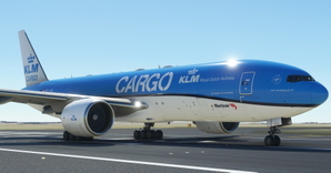 KLM Cargo "2014 livery" CaptainSim 777-200F thumbnail 4