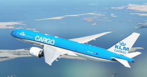 KLM Cargo "2014 livery" CaptainSim 777-200F thumbnail 9