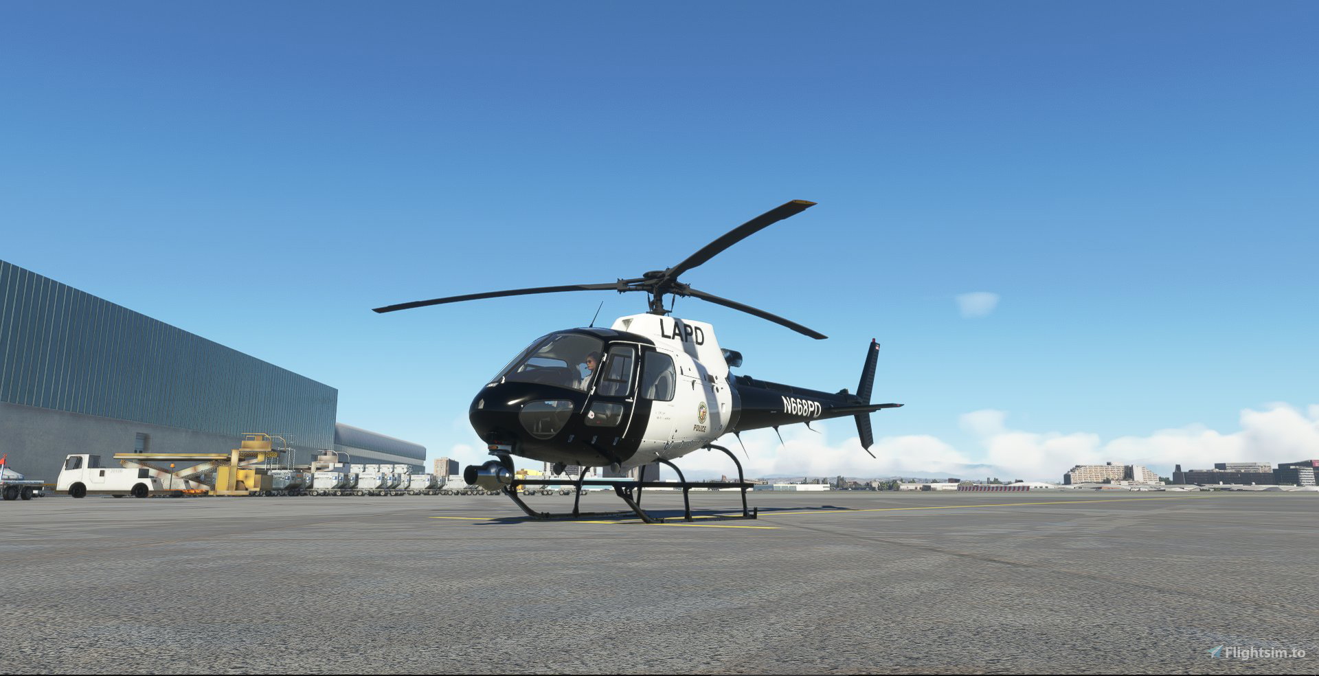 LAPD | N668PD | RotorSimPilot H125 | 8K Resolution for Microsoft