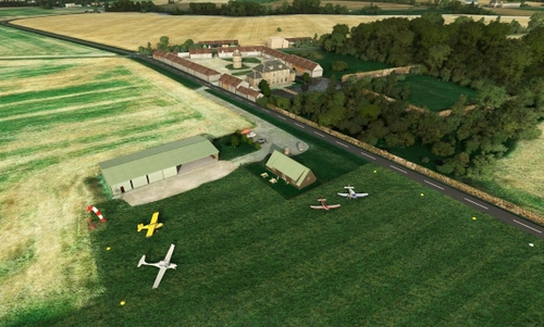 LF2827  Base ULM FONTAINE SIMON - manouyau