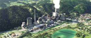 LJSO - Sostanj Airport & power plant landmark, Slovenia thumbnail 7