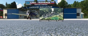 LJSO - Sostanj Airport & power plant landmark, Slovenia thumbnail 2
