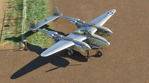 Lockheed P-38L (FlyingIron Simulations) "6423"