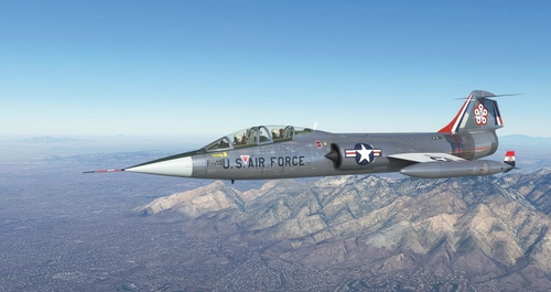 Lockheed TF-104 USAF 13076 Bicentennial