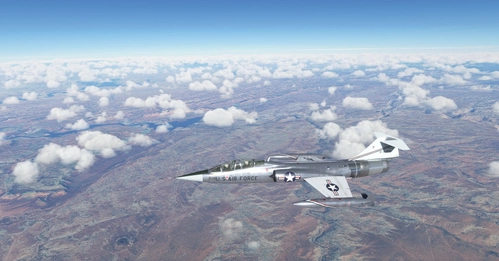 Lockheed TF-104 USAF 57-1304