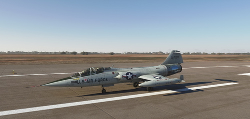 Lockheed TF-104 USAF 57-1319