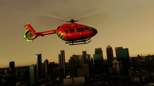 London Air Ambulance 'G-EHMS' | Airbus H145 | 8K thumbnail 4
