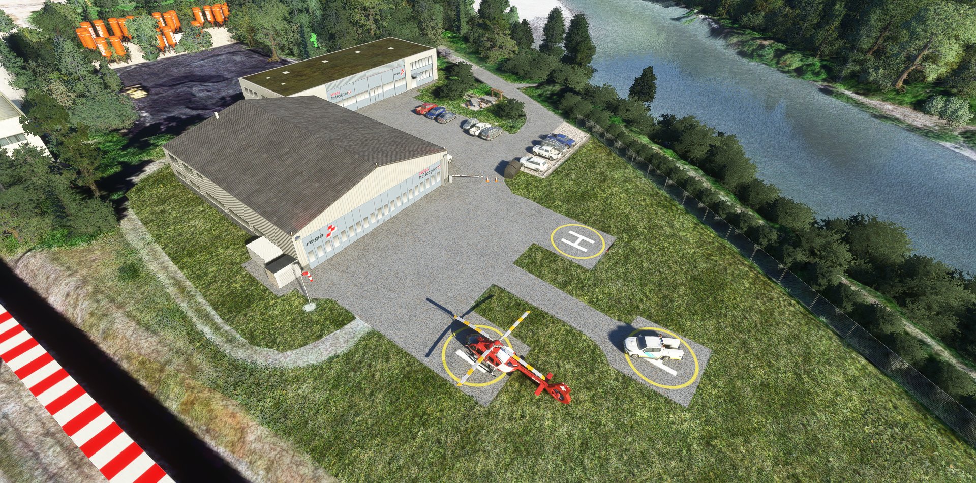 LSXU, Heliport Untervaz, Rega 5 - Image 1