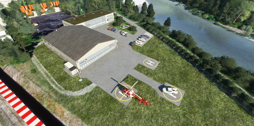 LSXU, Heliport Untervaz, Rega 5