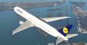 Lufthansa "1980 livery" CaptainSim 767-400ER thumbnail 6