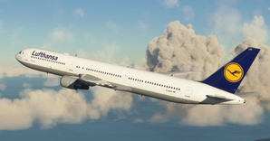 Lufthansa "1980 livery" CaptainSim 767-400ER thumbnail 5