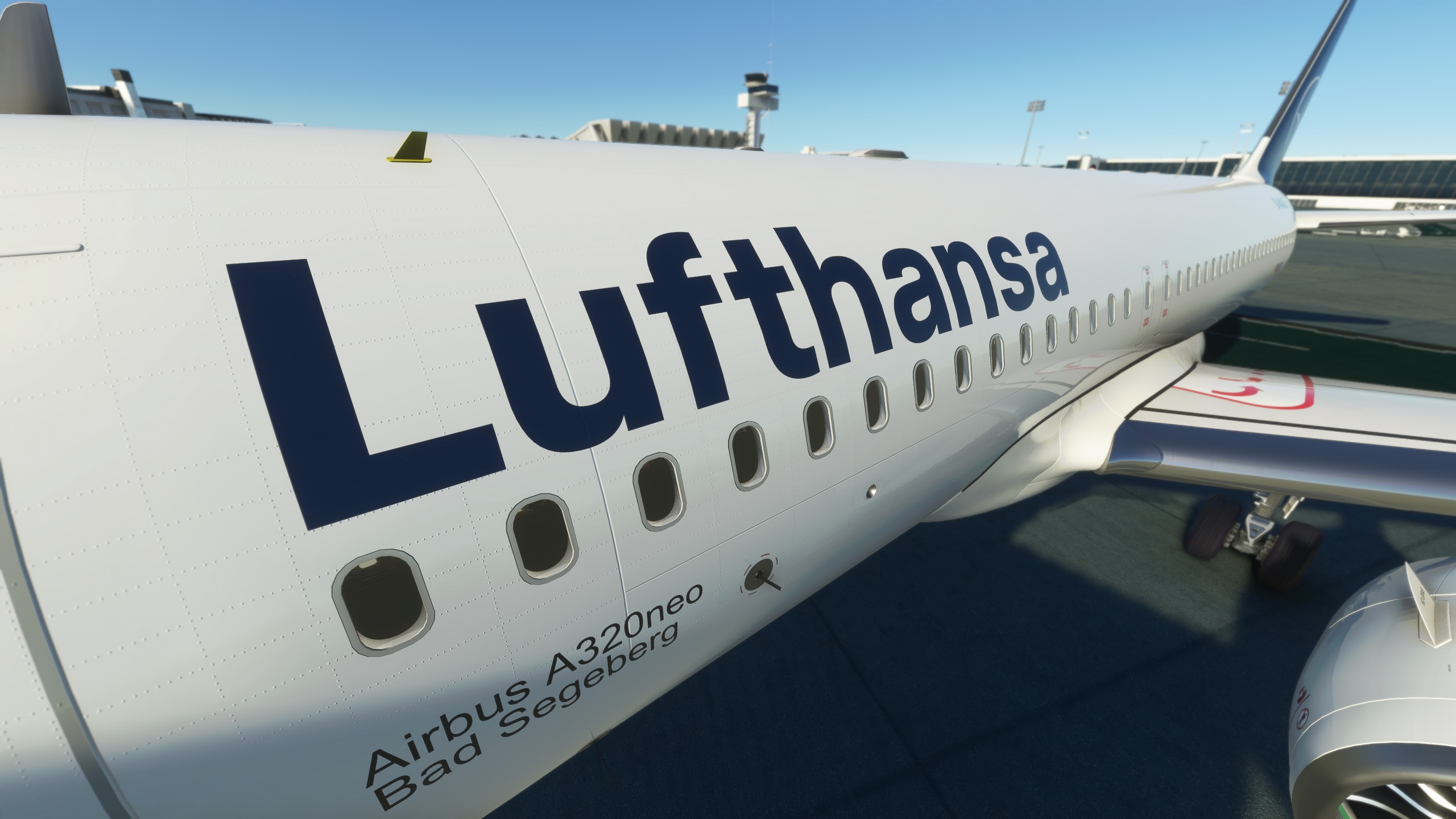 Lufthansa MESH LIVERY FOR ASOBO A320 NEO - Image 1