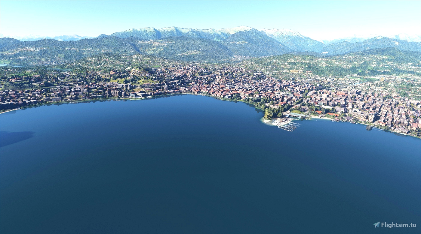 Lugano - Switzerland Microsoft Flight Simulator