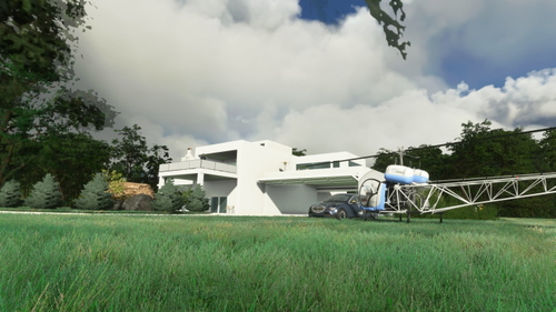 MB07, tiny Airport with short Runway + Airbus Hangar + Big Hangar, Rettert, DE