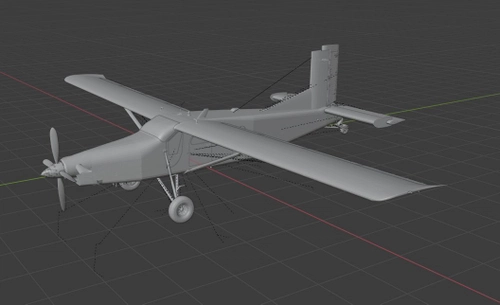 Microsoft PC-6 ready to paint blender file
