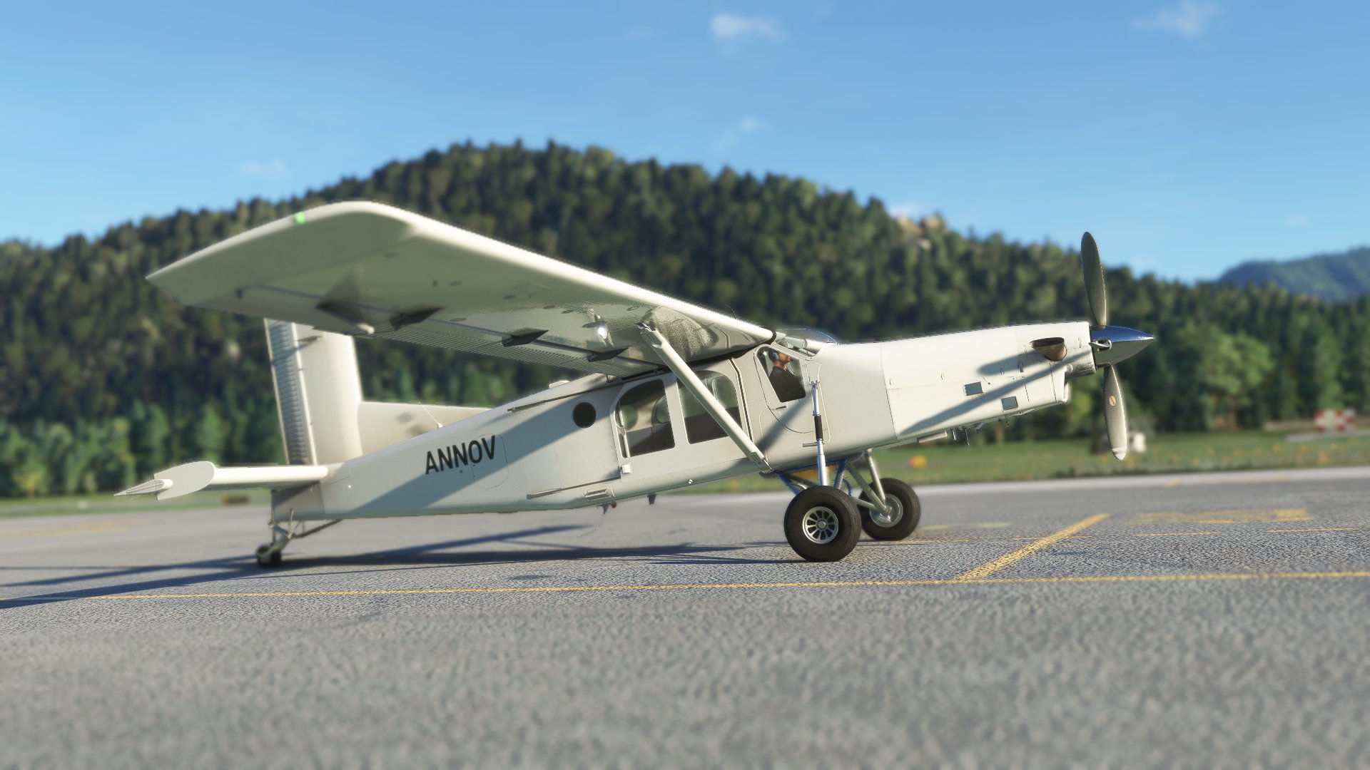 Microsoft Pilatus PC-6 wheels white - Image 1