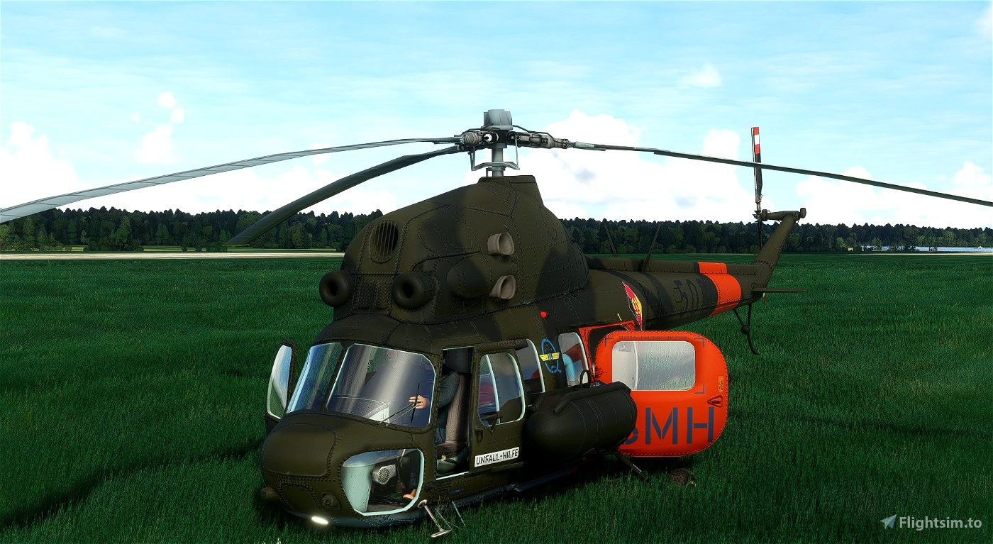 PZL Mi-2 Schnelle Medizinische Hilfe der NVA, 503 for Microsoft Flight  Simulator