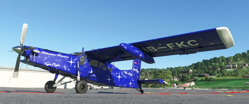 Milviz Pilatus PC-6 Turbo Porter "Para Sport Club Triengen" HB-FKC