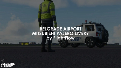  Mitsubishi Pajero - BELGRADE AIRPORT | Improved Model Textures (8k Textures)