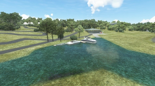 MWX5 Mick Doohan Helipad, Coomera, near Surfers Paradise, Gold Coast, Queensland, Australia.