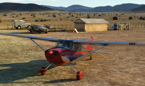Namibia, Geluck airstrip FYMS