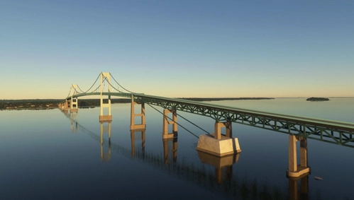 Newport Bridge (aka Claiborne Pell Bridge) - Newport, RI