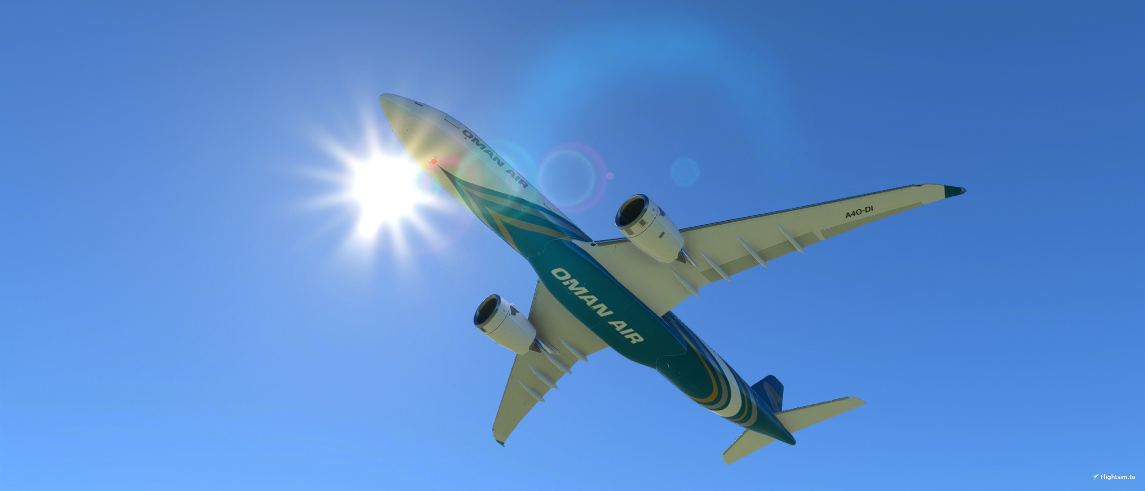Oman Air (A4O-DI) Airbus A330ceo livery on Headwind Airbus A330neo-900 [8K] - Image 1