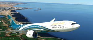 Oman Air (A4O-DI) Airbus A330ceo livery on Headwind Airbus A330neo-900 [8K] thumbnail 2