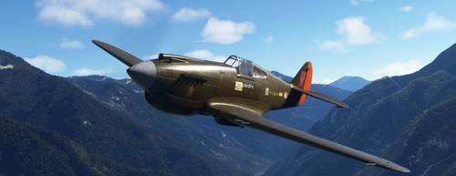 P-40B Tomahawk BigRadials brown Ganesh VT-GAN