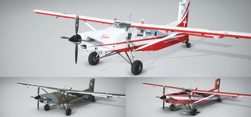 PC-6 Swiss Liveries - Air Glaciers and Swiss Air Force