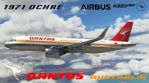 QANTAS A32NX RETRO PACK 2 1968 - 1979 (Metallic & Clean)
