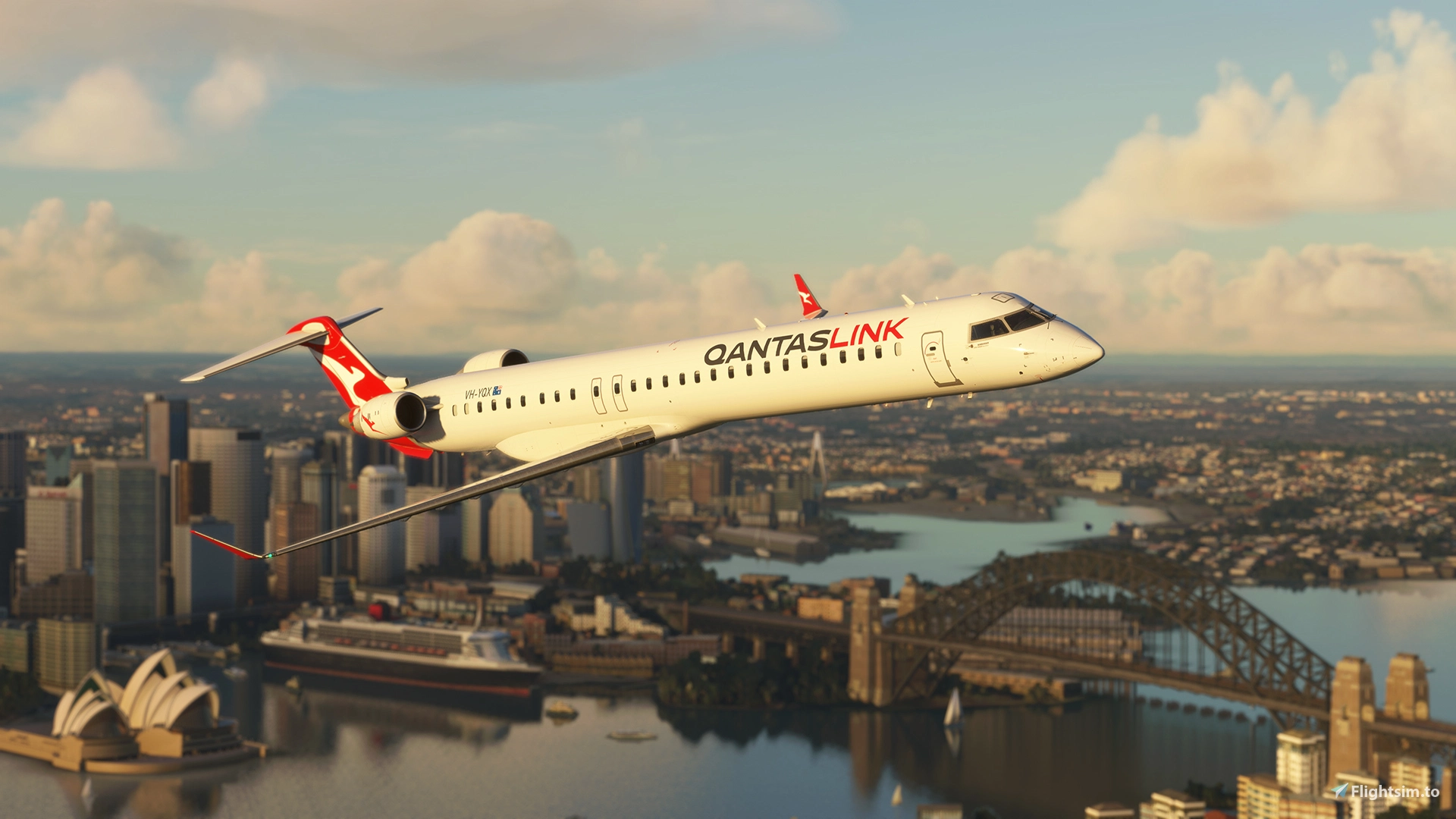 CRJ 1000 QantasLink VH-YQX Ultra - Image 1