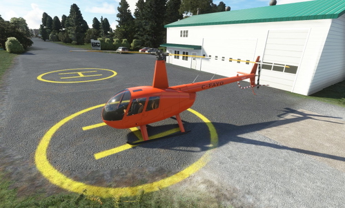 R44 BC Helicopters Orange and Blue Liveries C-FAYQ