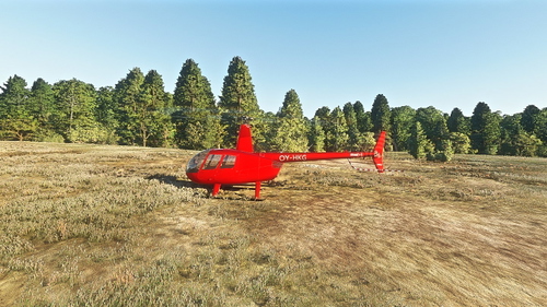 R44 Red OY-HKG