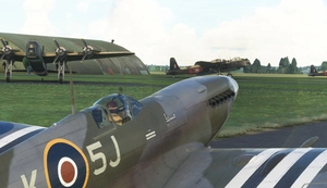 RAF Bardney 1945, Bardney, Lincolnshire, England, UK. (New "Period" airfield scenery) thumbnail 5