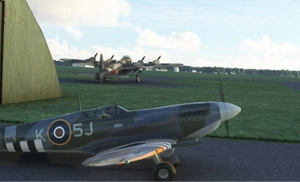 RAF Bardney 1945, Bardney, Lincolnshire, England, UK. (New "Period" airfield scenery) thumbnail 6