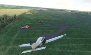 RAF Bardney 1945, Bardney, Lincolnshire, England, UK. (New "Period" airfield scenery) thumbnail 12