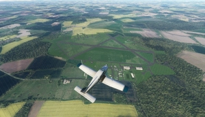 RAF Bardney 1945, Bardney, Lincolnshire, England, UK. (New "Period" airfield scenery) thumbnail 20