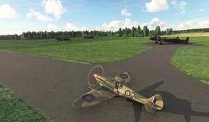 RAF Bardney 1945, Bardney, Lincolnshire, England, UK. (New "Period" airfield scenery) thumbnail 4