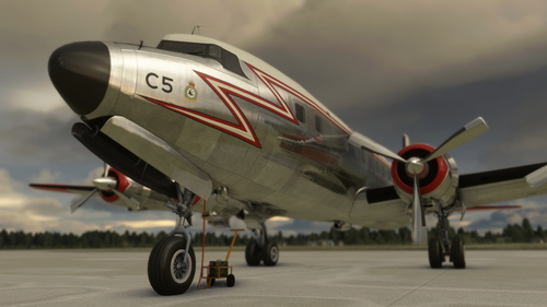 RCAF North Star C-5 "CHARLIE FIVE" Tribute for PMDG DC-6B  