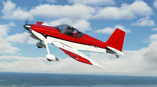 Red and Black Livery for Deejing Van's RV7