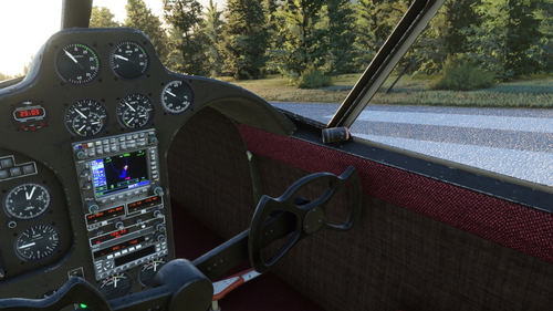 Red interior for Grumman G44A