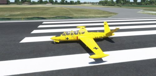 Repaint Fouga Magister GAF AA-106 Yellow canary