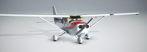 Airlink C172 Classic and G1000 OE-KAL  (optional fairing delete)