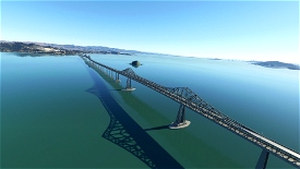 Richmond - San Rafael Bridge, San Francisco Bay Area Microsoft Flight Simulator
