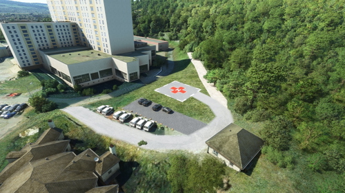 Sankt Ansgar Krankenhaus - Helipad